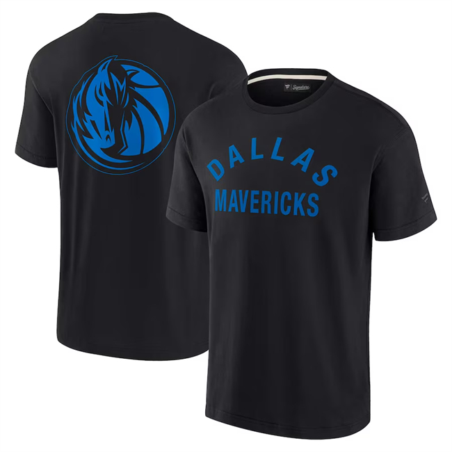 Men's Dallas Mavericks Black Elements Super Soft Short Sleeve T-Shirt